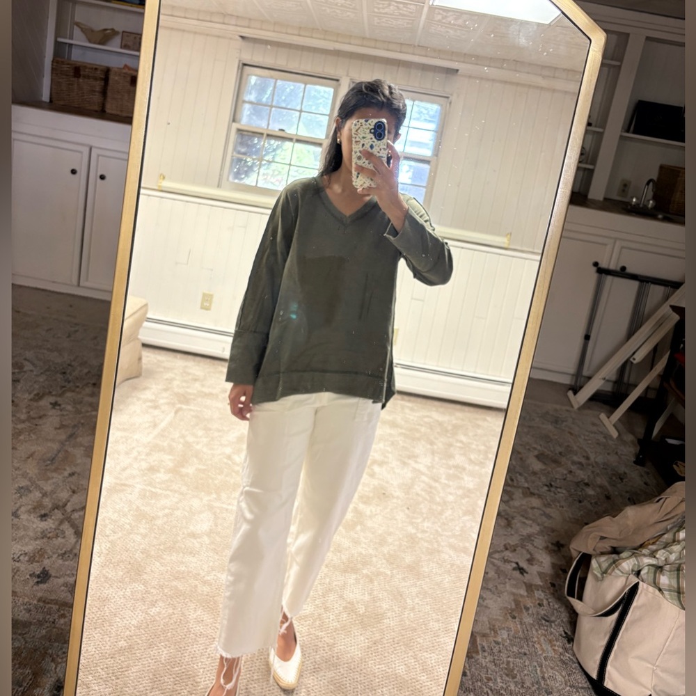 Lulu-B Olive Knit Top